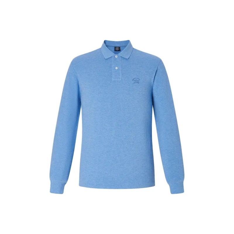 GOOD LUCK GLADIUS Polo Shirt Men's Light Gray Blue-0