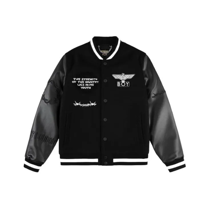 Boy London Puffer Jacket Unisex Black-0