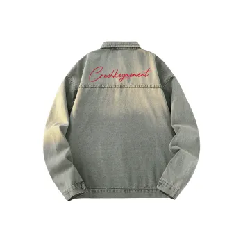 CRUSH KEY Denim Jackets Unisex