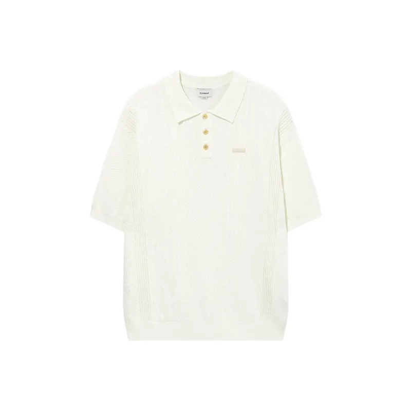 COVERNAT SS25 Polo Shirt Unisex Ivory-0