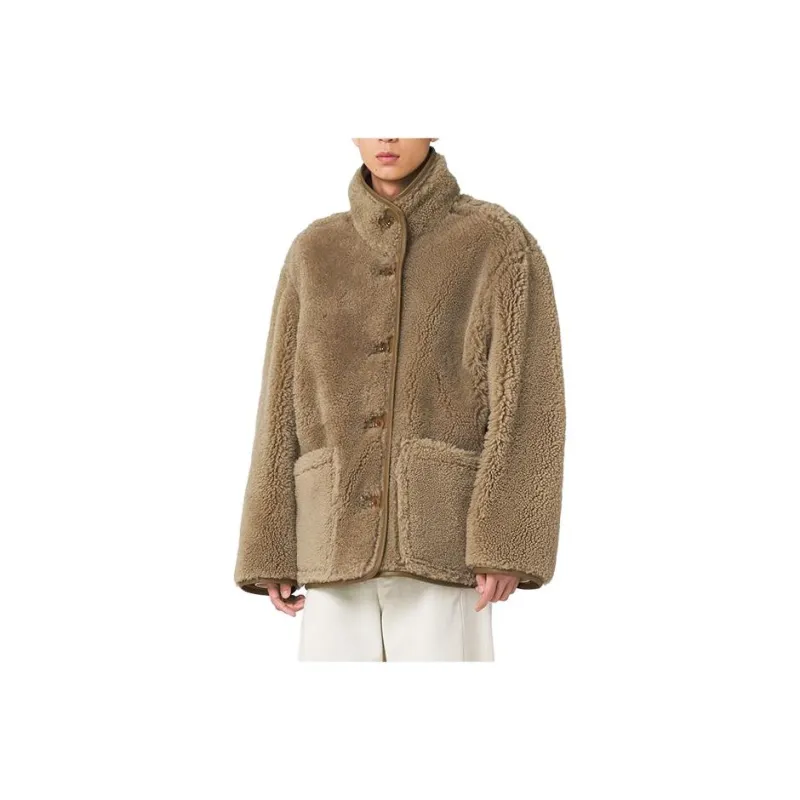 Lemaire Reversible Shearling Coat-0