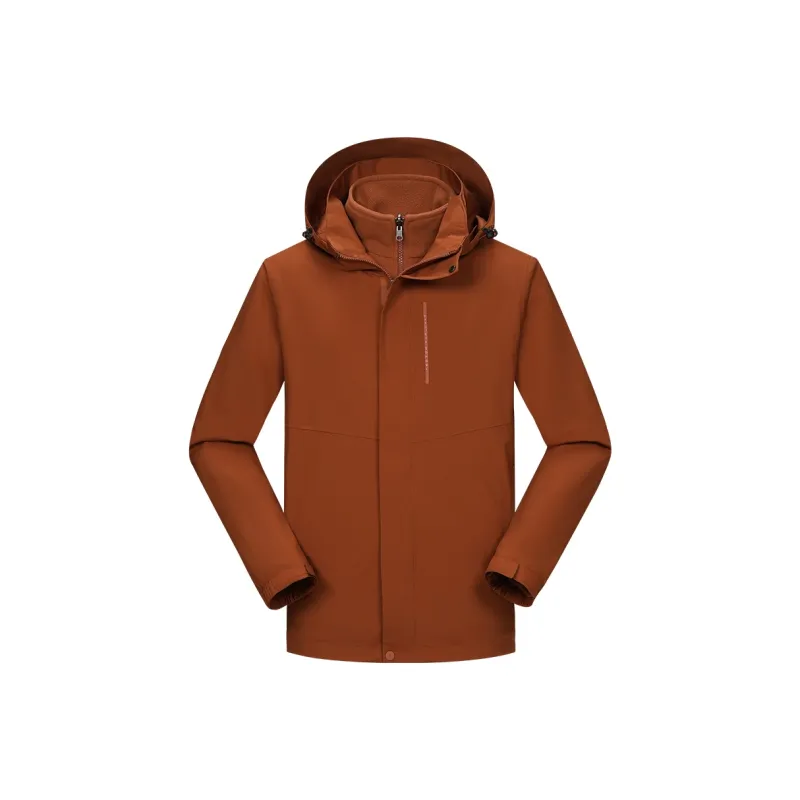 Tectop Waterproof And Windproof Windbreaker Jacket Unisex Komorebi Orange-0