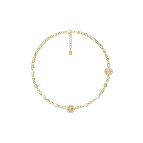 GOOGMO 18K Gold Plated Copper Necklaces Women's