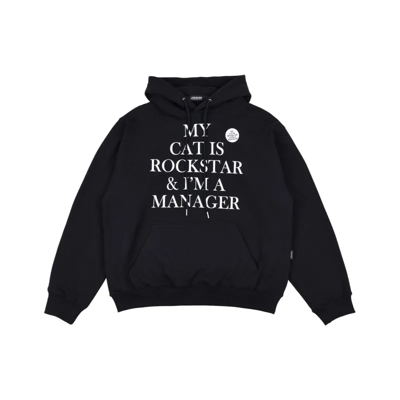JOEGUSH Big Font Rockstar Hoodie Sweatshirt Unisex Black-0