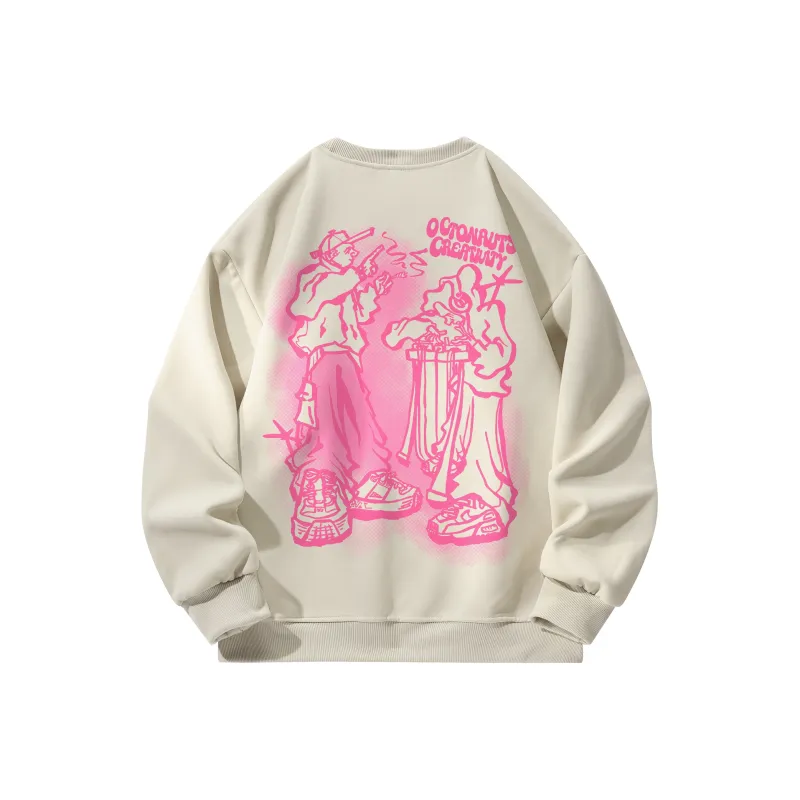 Small Columns Under The Sea Sweatshirt Unisex-0