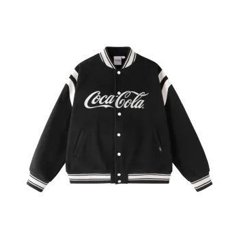 Coca Cola Baseball Jacket Coat Unisex