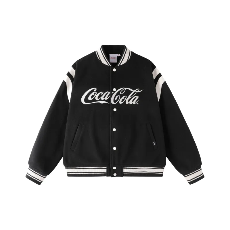 Coca-Cola Baseball Jacket Coat Unisex-0