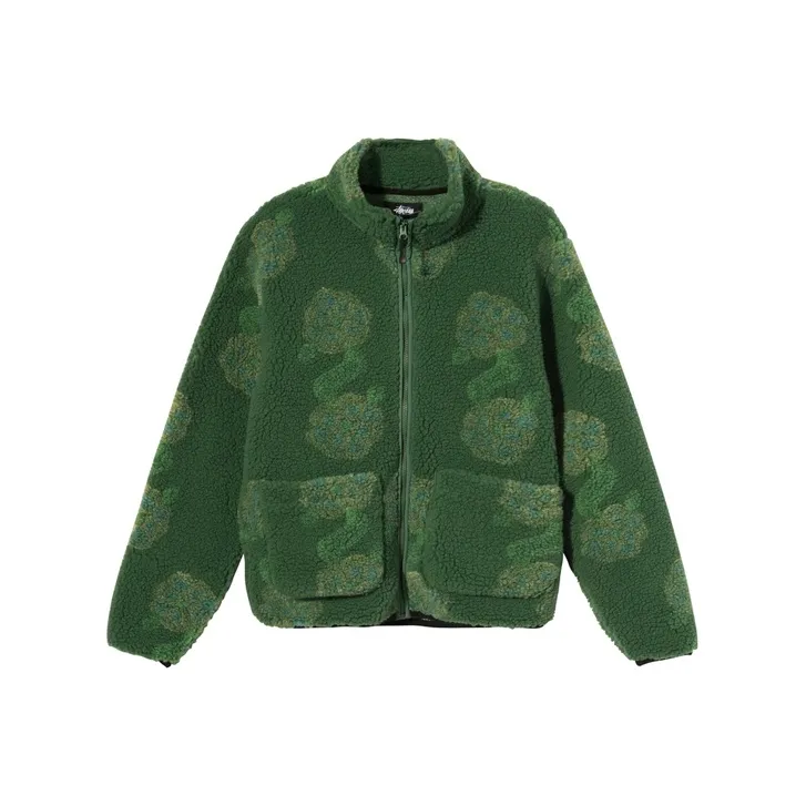 Stussy Flor Sherpa Mock Neck-5