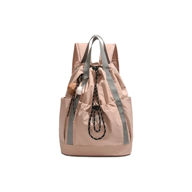 OUZIHUANG Oxford Backpack Regular Unisex Yellow/Pink/Coffee/Black-3