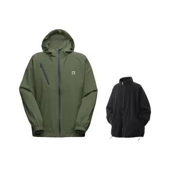 FAX FOR FMACM Jackets Coats Unisex Cream Green