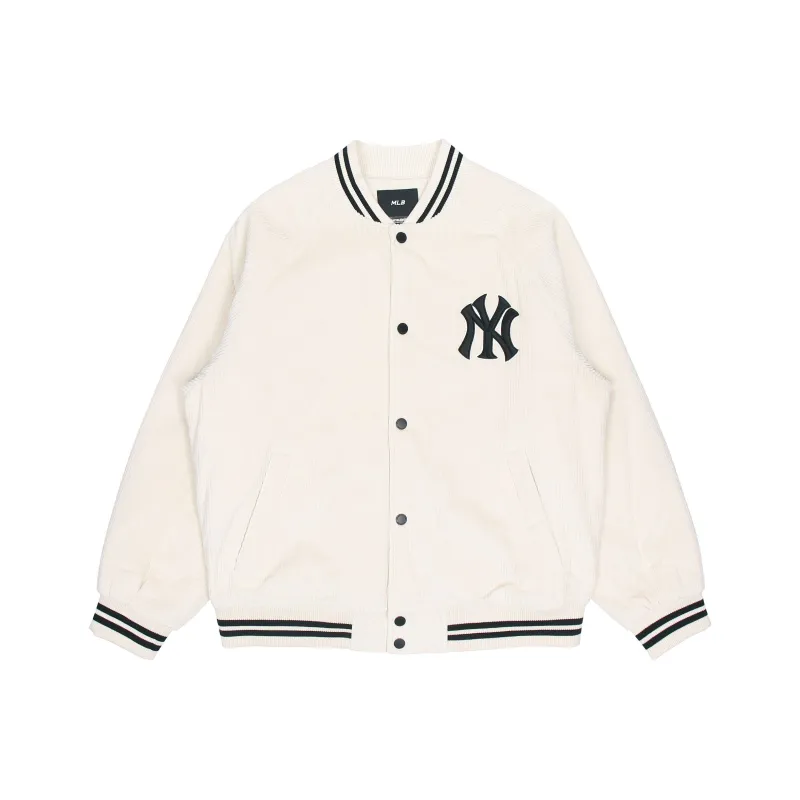 MLB New York Yankees Baseball Jerseys Unisex Cream-0