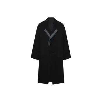 Yohji Yamamoto Coats Men's Black
