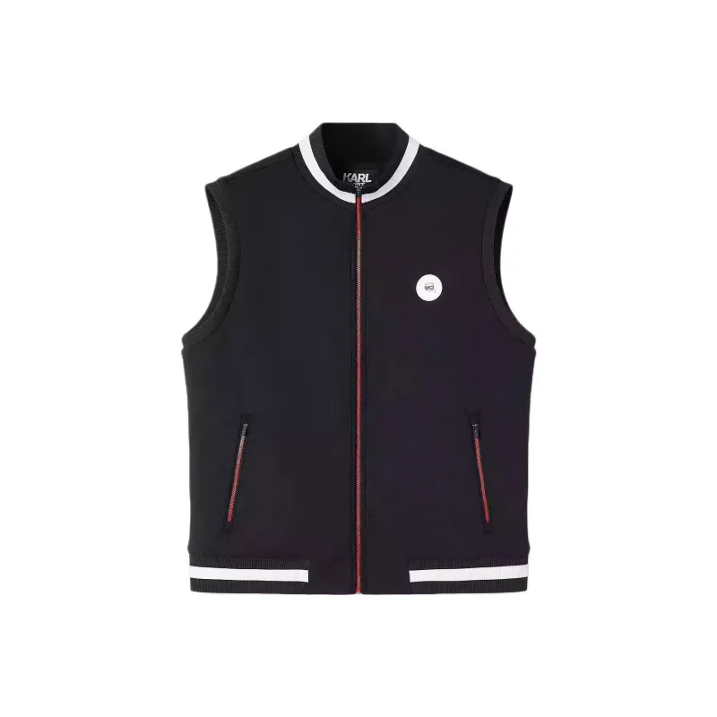 KARL LAGERFELD Golf Collection FW24 Vest Men's Black-0