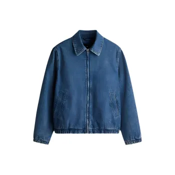 H&M Denim Jacket Men's Denim Blue