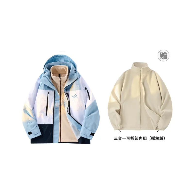PAUL COSTELLOE Outdoor Hiking Keep Warm From The Wind Windbreaker Coats Unisex-5