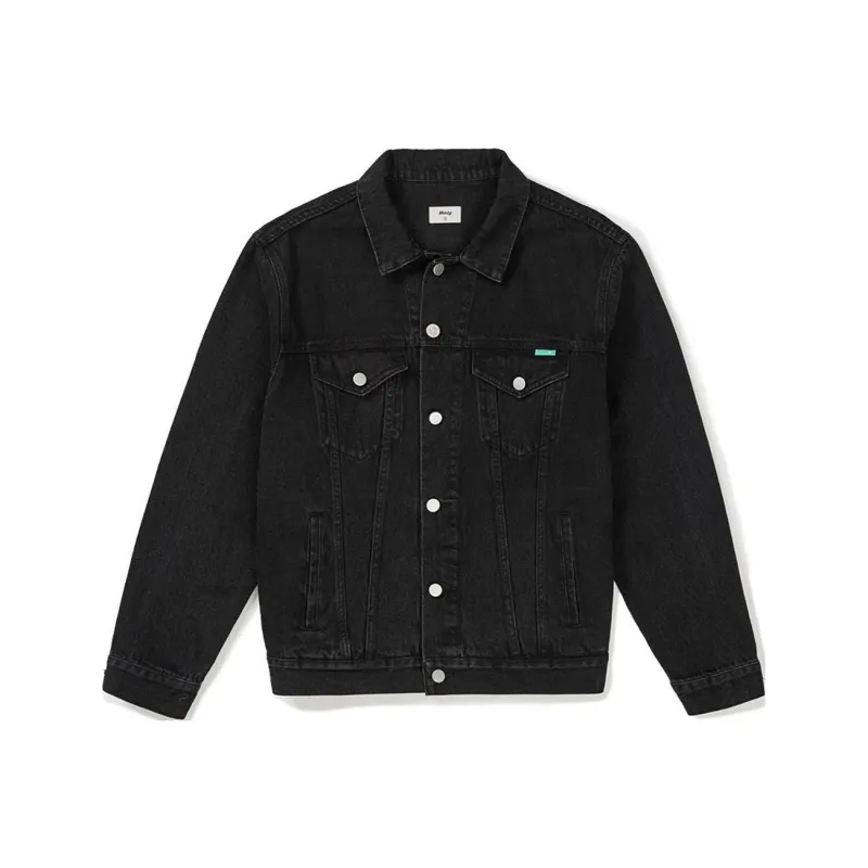 Mmlg SS25 Denim Jacket Unisex Black-0