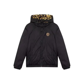VERSACE Down Jacket Men's Black