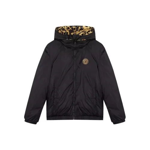 VERSACE Down Jacket Men's Black