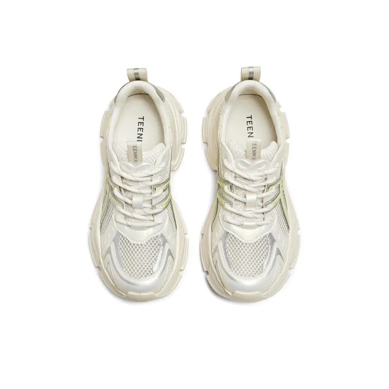 Teenmix Cut Out Planet Cushioning, Slip Resistant, Lightweight, Height Enhancing Low Top Chunky Sneakers Women's-2