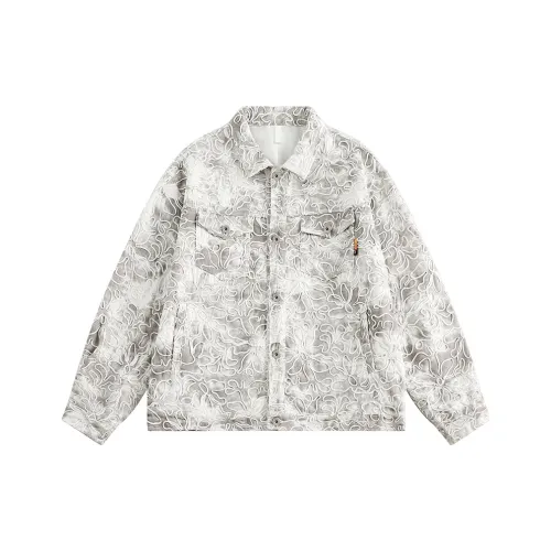 After Home Party Jackets Coats Unisex Gray White