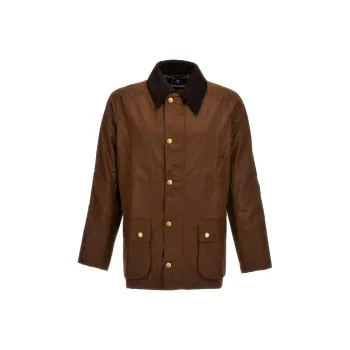 BARBOUR Ashby Press stud Wax Jacket