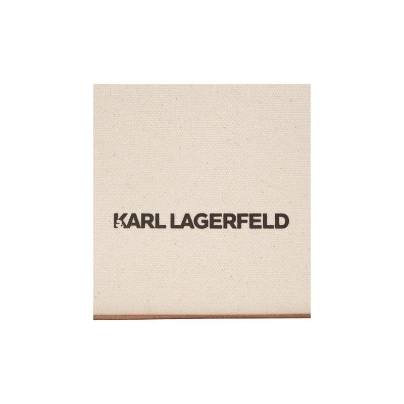 KARL LAGERFELD / Karl Lagerfeld Jeans X Jorge Parra Canvas Tote Bag-3