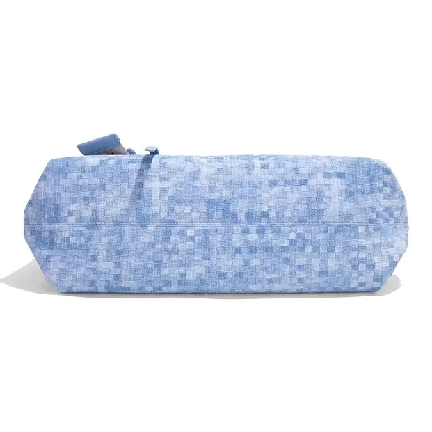 CLEVER& KETCH PU Tote Underarm Shoulder Bag Women's Pink/Blue-5