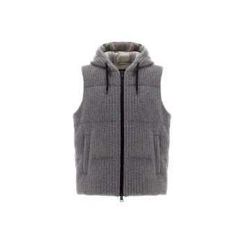 HERNO Classic Zip-Up Drawstring Gilet