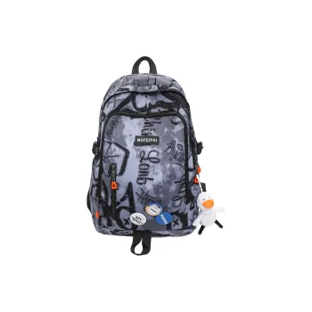 GOBLIN SHARKS 1759 Nylon Backpack Regular Unisex Blue/White/Black