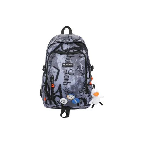 GOBLIN SHARKS 1759 Nylon Backpack Regular Unisex Blue/White/Black