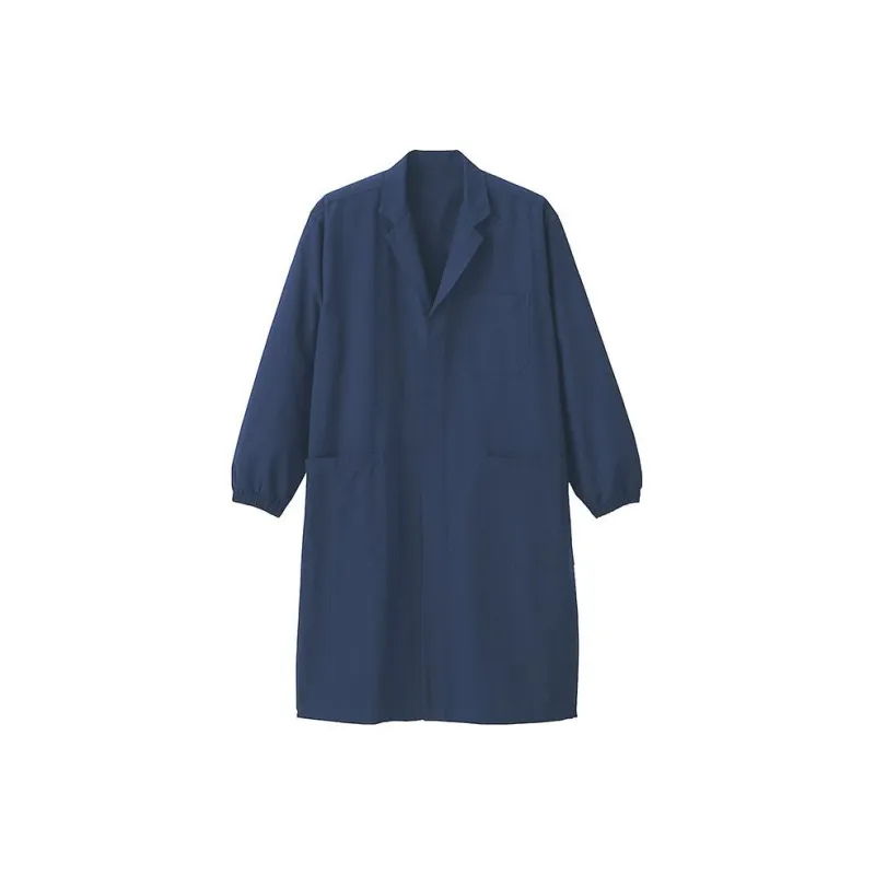 MUJI Coats Unisex Dark Navy Blue-0