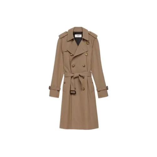 CELINE Coats Men Brown