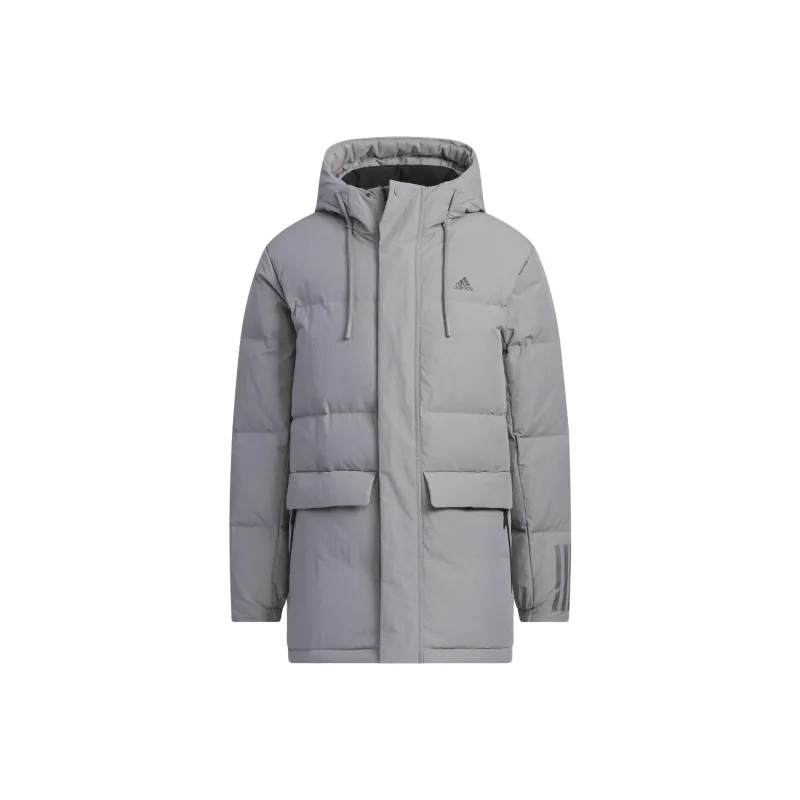 Adidas DAILY DOWN MID LENGTH JACKET Down Jacket Men's Gray-0