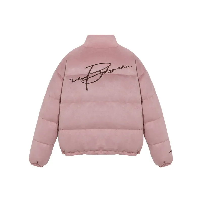 BJHG Vintage Writting Unisex Down Jacket-15
