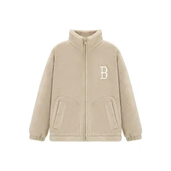 MLB Velvet Jackets Unisex Light Beige
