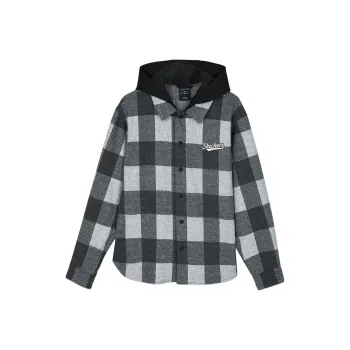 Skechers Alloy Grey Plaid Men's