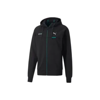 PUMA Mercedes AMG Petronas Motorsport Formula One Hooded Sweat Jacket Jacket Men's Black