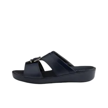 PRADA Saffiano Slide Slippers 3cm Men's Blue