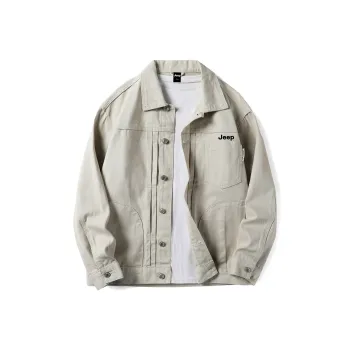 Jeep Denim Jacket Unisex Apricot