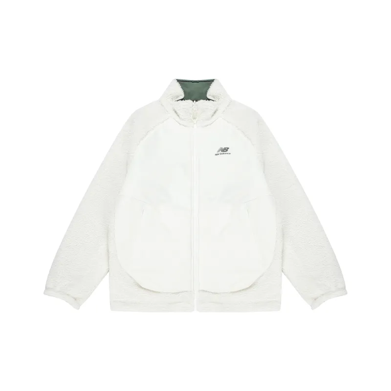 New Balance Velvet Jackets Unisex Ivory White-0