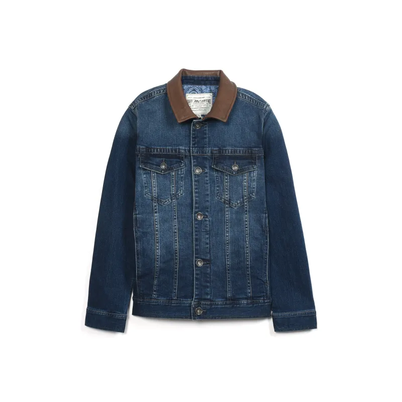 MCS Denim Jackets Men Blue-0