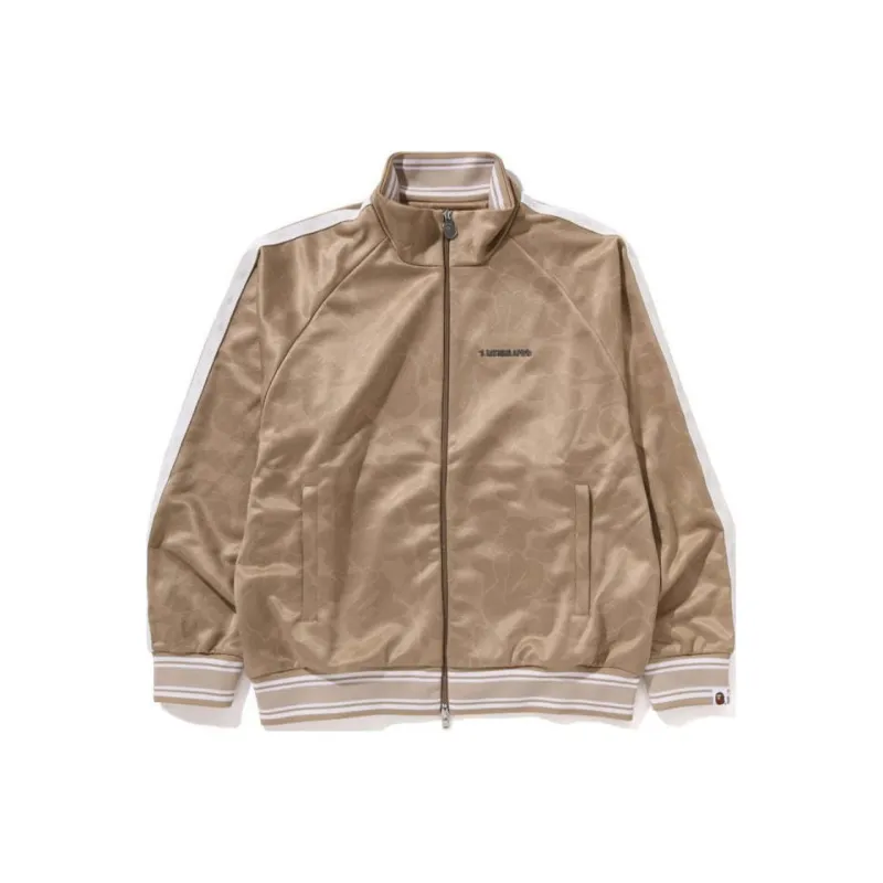 A BATHING APE Solid Camo Bathing Ape Logo Relaxed Fit Track Jacket-0