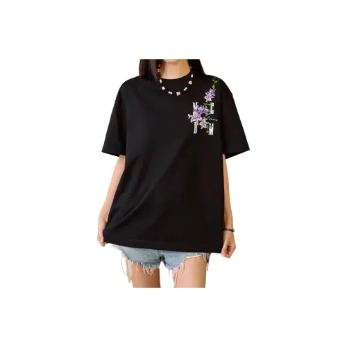 PAINT STAIN T Shirt Unisex Classic Black