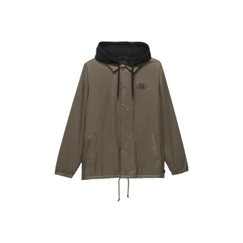 Vans Riley Coaches Jacket Jackets Coats Men's Dark Gray