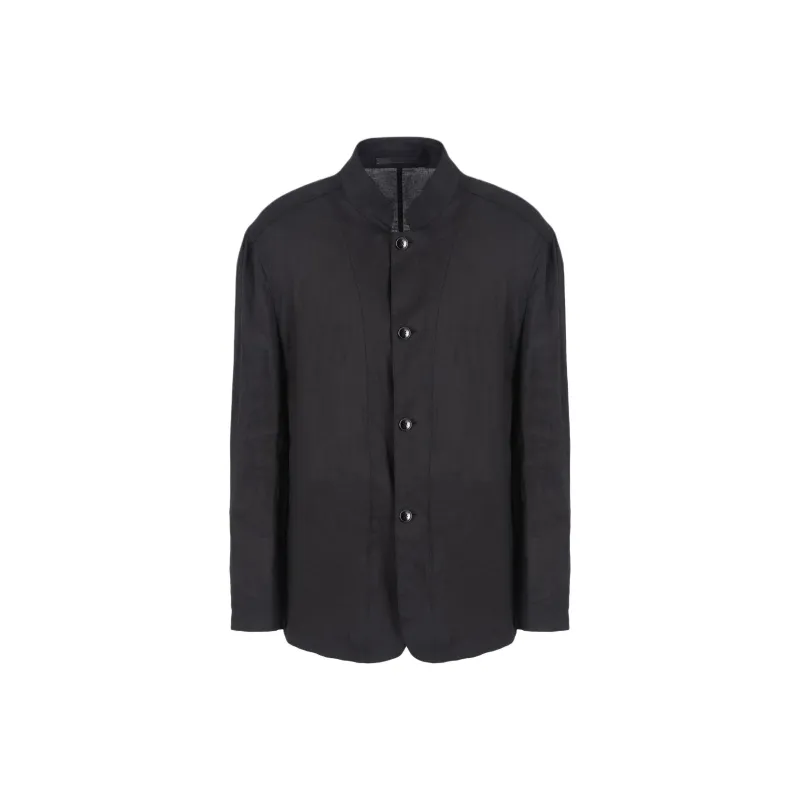 GIORGIO ARMANI FW24 Jackets Coats Men's Black-0