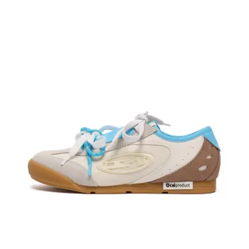 Ocai Lightweight And Wear resistant Low Top Skateboard Shoes Women's Cottage Cheese White