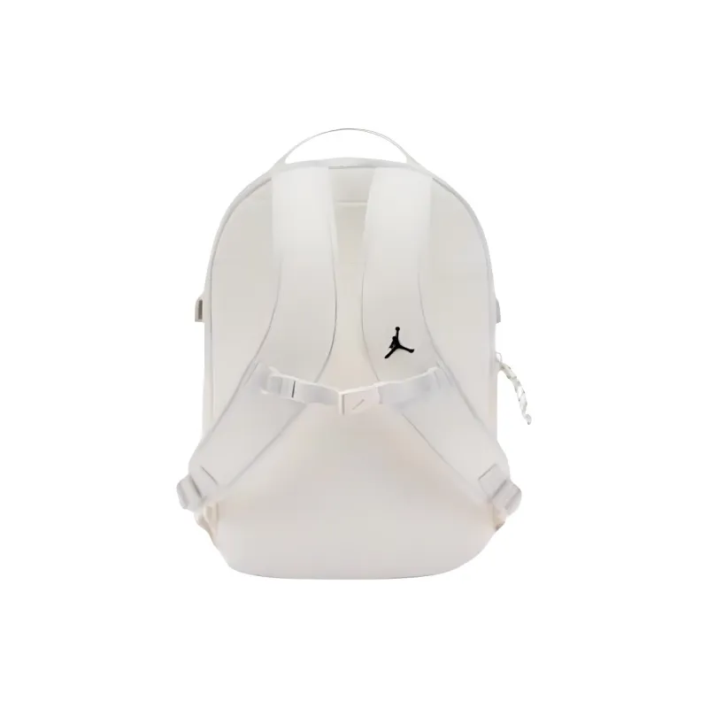 Jordan Polyester Backpack Unisex Light Ivory White-1