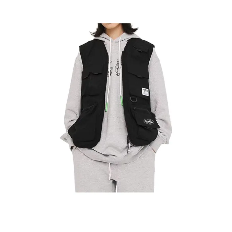 RAP PANDA Vests Unisex-5