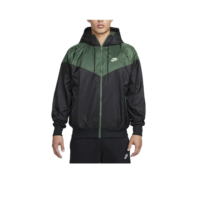 Nike Jackets Men Black Green-0