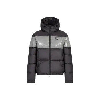 EMPORIO ARMANI EA7 FW22 Puffer Jacket Men's Black